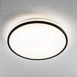 GTV Tula plafon 1x24 W biały-czarny LD-TUL24W-NW-00