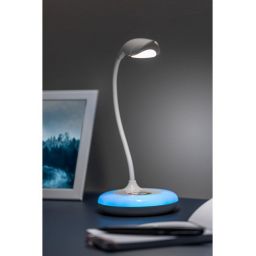 GTV Galactic lampa biurkowa 1x5 W biała LB-GAL5WRU-10