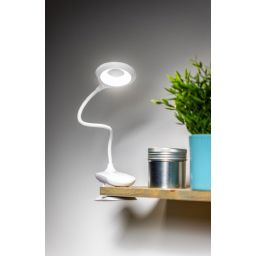 GTV lampa biurkowa 1x4 W biała LB-RIN4W-00-DEC