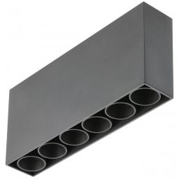 GTV Artemida lampa podsufitowa 1x15 W czarna LD-ATM15WCP-NB