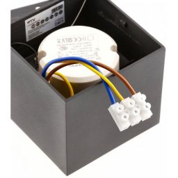 GTV Artemida lampa podsufitowa 1x20 W czarna LD-ATM20WCK-NB