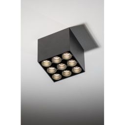 GTV Artemida lampa podsufitowa 1x20 W czarna LD-ATM20WCK-NB