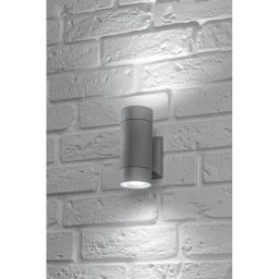 GTV Baleo kinkiet zewnętrzny 2x40 W szary LD-BA2E27-00