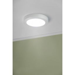 GTV Bolero plafon 1x18 W biały LD-BLROK18W-61