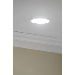 GTV Bolero plafon 1x18 W biały LD-BLROK18W-61