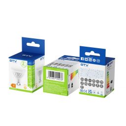 GTV żarówka LED 1x5 W 3000 K GU10 LD-PC6010-30