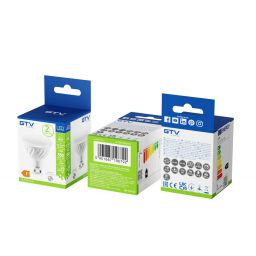 GTV żarówka LED 1x7 W 4000 K GU10 LD-PC7510-40