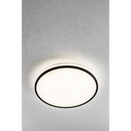 GTV Tula plafon 1x24 W biały-czarny LD-TUL24W-NW-00