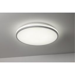 GTV Tula plafon 1x24 W biały-szary LD-TUL24W-NW-80