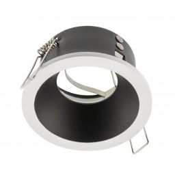 GTV Elva lampa do zabudowy biało-czarna OP-ELVAOBC-11