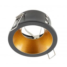 GTV Elva lampa do zabudowy czarno-miedziana OP-ELVAOCM-03