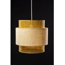 GTV Abra lampa wisząca 1x40 W kremowa OS-ABRA-05-DEC