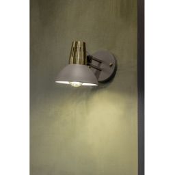 GTV Artemia kinkiet 1x40 W szary-miedź OS-ART-E27-15-DEC