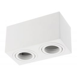 GTV Aveiro lampa podsufitowa 2x20 W biała OS-AVB80160KW2-10