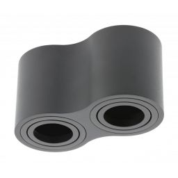 GTV Aveiro lampa podsufitowa 2x20 W czarna OS-AVB80160OK2-00