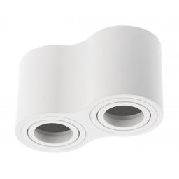 GTV Aveiro lampa podsufitowa 2x20 W biała OS-AVB80160OK2-10