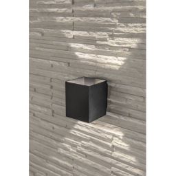 GTV Campione kinkiet 1x40 W czarny OS-CAMD40WG9KW-00