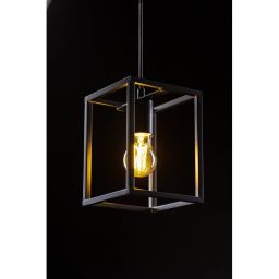 GTV Diu lampa wisząca 1x40 W czarna OS-DIU-10-DEC