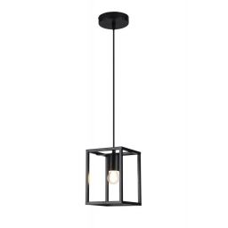 GTV Diu lampa wisząca 1x40 W czarna OS-DIU-10-DEC