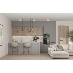 GTV Drop lampa wisząca 3x25 W czarna-przydymiona OS-DRO3-10-DEC