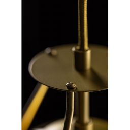 GTV Drop lampa wisząca 3x25 W przezroczysta-złota OS-DRO3-40-DEC