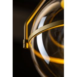 GTV Drop lampa wisząca 3x25 W przezroczysta-złota OS-DRO3-40-DEC