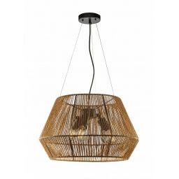 GTV Eranko lampa wisząca 3x40 W brązowa OS-ERAN2-05-DEC