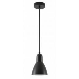 GTV Etore lampa wisząca 1x25 W czarna OS-ETO-L-E27-10-DEC