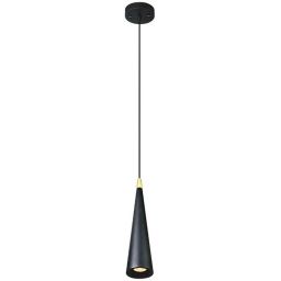 GTV Evi lampa wisząca 1x40 W czarna OS-EVI-GU10-10-DEC