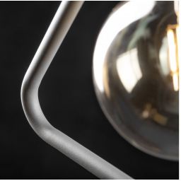 GTV Gija lampa wisząca 1x40 W szary/popielaty OS-GI-E27-15-DEC