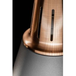 GTV Gianni lampa wisząca 1x40 W złota-szary/popielaty OS-GIAN-E27-16-DEC