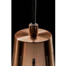 GTV Gianni lampa wisząca 1x40 W złota-szary/popielaty OS-GIAN-E27-16-DEC