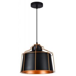 GTV Goa lampa wisząca 1x40 W czarno-złota OS-GOA-11-DEC