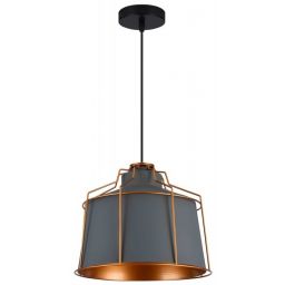 GTV Goa lampa wisząca 1x40 W szary/popielaty OS-GOA-15-DEC