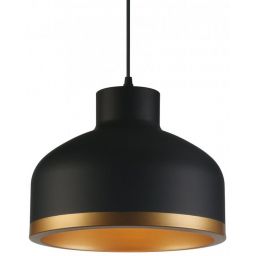 GTV Goldi lampa wisząca 1x40 W czarna-złota OS-GOLD1-11-DEC