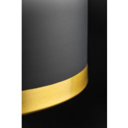 GTV Goldi lampa wisząca 1x40 W czarna-złota OS-GOLD1-11-DEC