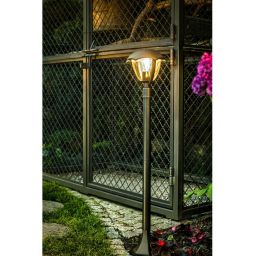 GTV Grande-P lampa stojąca zewnętrzna 1x60 W czarna OS-GRA00P-00