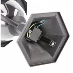 GTV Grande-P lampa stojąca zewnętrzna 1x60 W czarna OS-GRA31P-00