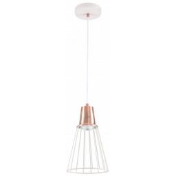 GTV Kaliope lampa wisząca 1x40 W biała-złota OS-KAL-E27-03-DEC