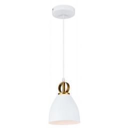 GTV Kerala lampa wisząca 1x40 W biała OS-KERA-00-DEC