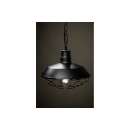 GTV Lars lampa wisząca 1x40 W czarna OS-LARS-10-DEC