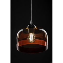 GTV Lati lampa wisząca 1x40 W bursztynowa OS-LATI-43-DEC