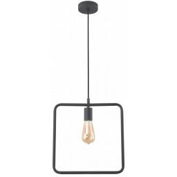 GTV Lija lampa wisząca 1x40 W czarna OS-LI-E27-10-DEC