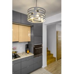 GTV Marisa lampa wisząca 3x40 W szary/popielaty OS-MAR-E27-15-DEC