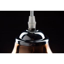 GTV Marite lampa wisząca 1x40 W czarna-przezroczysta OS-MARI-10-DEC