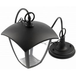 GTV Marina-H lampa wisząca zewnętrzna 1x20 W czarna OS-MARINAH-00