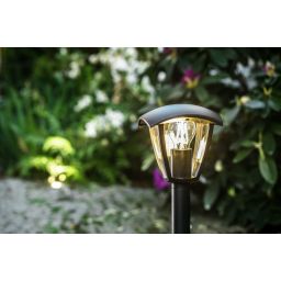 GTV Marina-P lampa stojąca zewnętrzna 1x20 W czarna OS-MARINAP-00