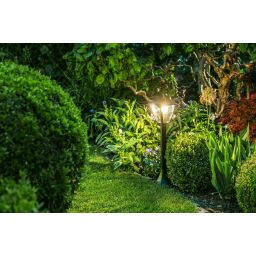 GTV Marina-P lampa stojąca zewnętrzna 1x20 W czarna OS-MARINAP-00