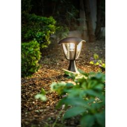 GTV Marina-Ps lampa stojąca zewnętrzna 1x20 W czarna OS-MARINAP3-00