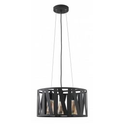 GTV Melody lampa wisząca 3x40 W czarna OS-MEL-E27-10-DEC